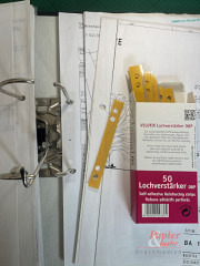 Velofix Lochverstärker-Streifen