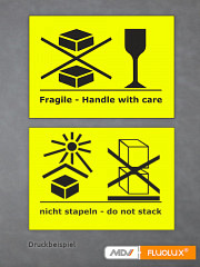 Plakatpapier neon-gelb DIN A5