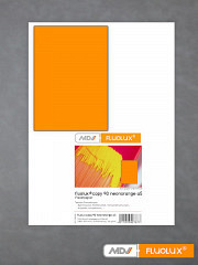 Plakatpapier neon-orange DIN A5