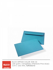 Farbige Briefumschläge DIN C6 HK königsblau
