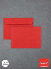 Farbige Briefumschläge DIN C6 intensivrot