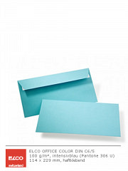 Farbige Briefumschläge DIN C6/5 HK intensivblau