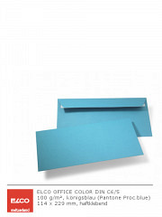 Farbige Briefumschläge DIN C6/5 HK königsblau