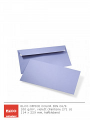 Farbige Briefumschläge DIN C6/5 HK violett