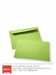 Farbige Briefumschläge DIN C5 HK intensivgrün
