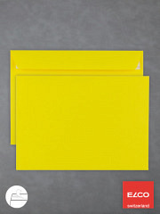 Farbige Briefumschläge DIN C5 intensivgelb