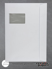 Panorama-Fensterumschläge DIN C4 HK