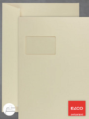 Farbige Fenster-Briefumschläge DIN C4 hellchamois