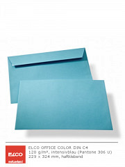 Farbige Briefumschläge DIN C4 HK intensivblau