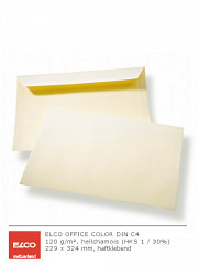 Farbige Briefumschläge DIN C4 HK hellchamois