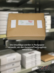 Rücksendeumschläge S0 120 x 176 mm blau individuell - 100er Pack