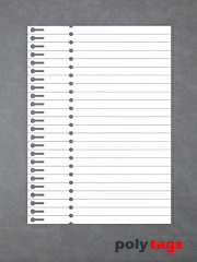 PET-Schlaufenetiketten 2112