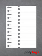 PET-Schlaufenetiketten 2125