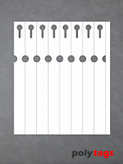 PET-Schlaufenetiketten 2525