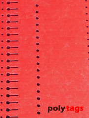 Tyvek Schlaufenetiketten 16122 rot