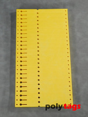 Tyvek Schlaufenetiketten 16125 gelb