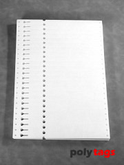 Tyvek Schlaufenetiketten 22121 weiß