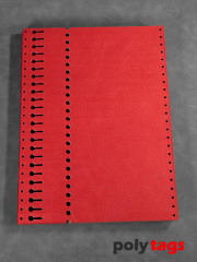 Tyvek Schlaufenetiketten 22122 rot