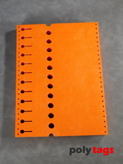 Tyvek Schlaufenetiketten 22256 orange